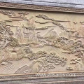 Mural Landscape Marble Stone Carving